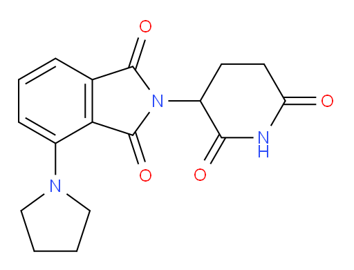 2-(2,6-dioxopiperidin-3-yl)-4-(pyrrolidin-1-yl)isoindoline-1,3-dione