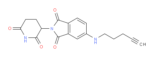 2-(2,6-dioxopiperidin-3-yl)-5-(pent-4-yn-1-ylamino)isoindoline-1,3-dione