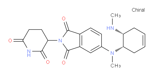 2-(2,6-dioxopiperidin-3-yl)-5-(methyl((1S,6R)-6-(methylamino)cyclohex-3-en-1-yl)amino)isoindoline-1,3-dione