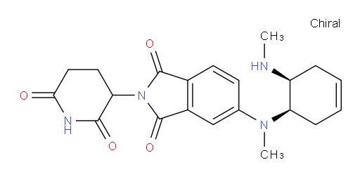 2-(2,6-dioxopiperidin-3-yl)-5-(methyl((1R,6S)-6-(methylamino)cyclohex-3-en-1-yl)amino)isoindoline-1,3-dione