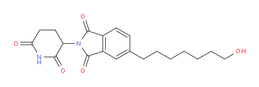 2-(2,6-dioxopiperidin-3-yl)-5-(7-hydroxyheptyl)isoindoline-1,3-dione