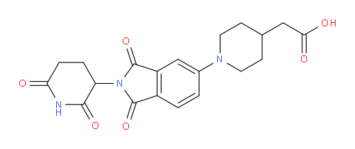 2-(1-(2-(2,6-dioxopiperidin-3-yl)-1,3-dioxoisoindolin-5-yl)piperidin-4-yl)acetic acid