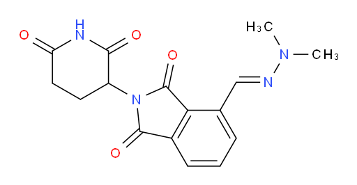 4-((2,2-dimethylhydrazono)methyl)-2-(2,6-dioxopiperidin-3-yl)isoindoline-1,3-dione