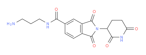 N-(3-aminopropyl)-2-(2,6-dioxopiperidin-3-yl)-1,3-dioxoisoindoline-5-carboxamide