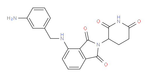 4-((3-aminobenzyl)amino)-2-(2,6-dioxopiperidin-3-yl)isoindoline-1,3-dione