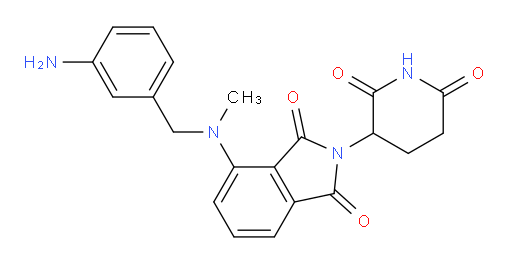 4-((3-aminobenzyl)(methyl)amino)-2-(2,6-dioxopiperidin-3-yl)isoindoline-1,3-dione