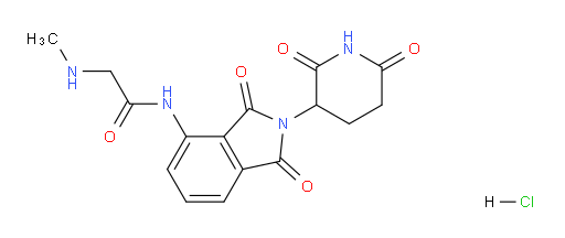 N-(2-(2,6-dioxopiperidin-3-yl)-1,3-dioxoisoindolin-4-yl)-2-(methylamino)acetamide hydrochloride