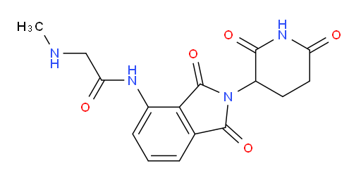 N-(2-(2,6-dioxopiperidin-3-yl)-1,3-dioxoisoindolin-4-yl)-2-(methylamino)acetamide
