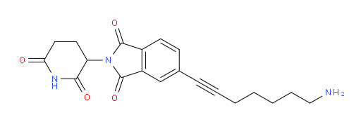 5-(7-aminohept-1-yn-1-yl)-2-(2,6-dioxopiperidin-3-yl)isoindoline-1,3-dione