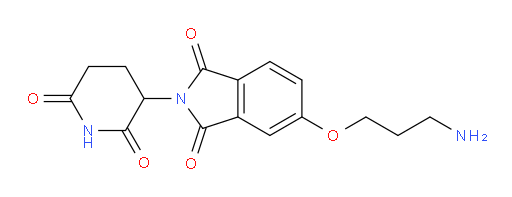 5-(3-aminopropoxy)-2-(2,6-dioxopiperidin-3-yl)isoindoline-1,3-dione