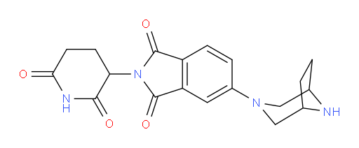 5-(3,8-diazabicyclo[3.2.1]octan-3-yl)-2-(2,6-dioxopiperidin-3-yl)isoindoline-1,3-dione