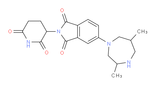 5-(3,6-dimethyl-1,4-diazepan-1-yl)-2-(2,6-dioxopiperidin-3-yl)isoindoline-1,3-dione