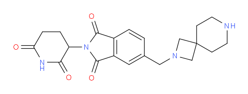 5-(2,7-diazaspiro[3.5]nonan-2-ylmethyl)-2-(2,6-dioxopiperidin-3-yl)isoindoline-1,3-dione