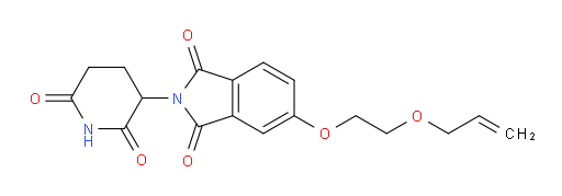 5-(2-(allyloxy)ethoxy)-2-(2,6-dioxopiperidin-3-yl)isoindoline-1,3-dione