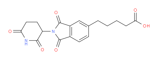5-(2-(2,6-dioxopiperidin-3-yl)-1,3-dioxoisoindolin-5-yl)pentanoic acid