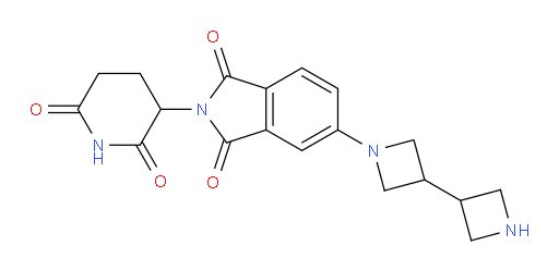 5-([3,3'-biazetidin]-1-yl)-2-(2,6-dioxopiperidin-3-yl)isoindoline-1,3-dione