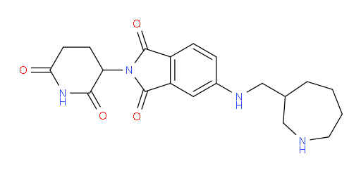 5-((azepan-3-ylmethyl)amino)-2-(2,6-dioxopiperidin-3-yl)isoindoline-1,3-dione