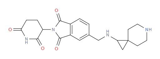 5-((6-azaspiro[2.5]octan-1-ylamino)methyl)-2-(2,6-dioxopiperidin-3-yl)isoindoline-1,3-dione