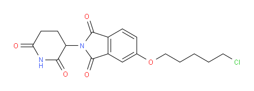 5-((5-chloropentyl)oxy)-2-(2,6-dioxopiperidin-3-yl)isoindoline-1,3-dione