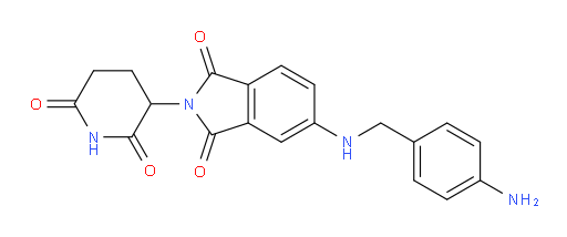5-((4-aminobenzyl)amino)-2-(2,6-dioxopiperidin-3-yl)isoindoline-1,3-dione