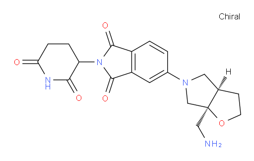 5-((3aR,6aS)-6a-(aminomethyl)tetrahydro-2H-furo[2,3-c]pyrrol-5(3H)-yl)-2-(2,6-dioxopiperidin-3-yl)isoindoline-1,3-dione