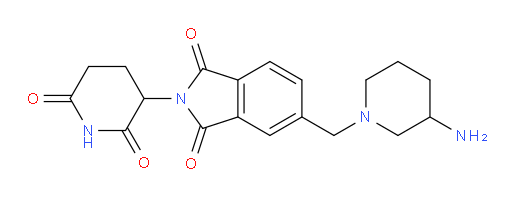 5-((3-aminopiperidin-1-yl)methyl)-2-(2,6-dioxopiperidin-3-yl)isoindoline-1,3-dione