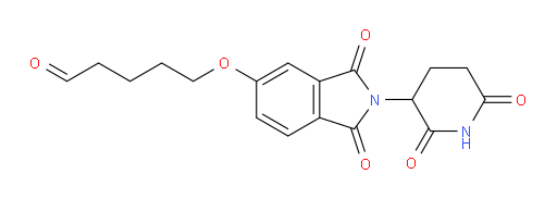 5-((2-(2,6-dioxopiperidin-3-yl)-1,3-dioxoisoindolin-5-yl)oxy)pentanal