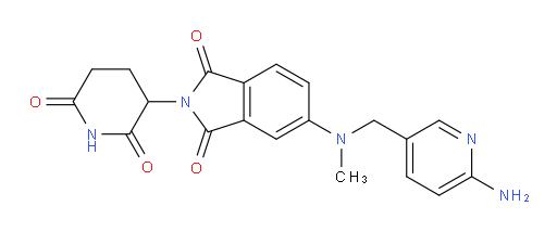 5-(((6-aminopyridin-3-yl)methyl)(methyl)amino)-2-(2,6-dioxopiperidin-3-yl)isoindoline-1,3-dione