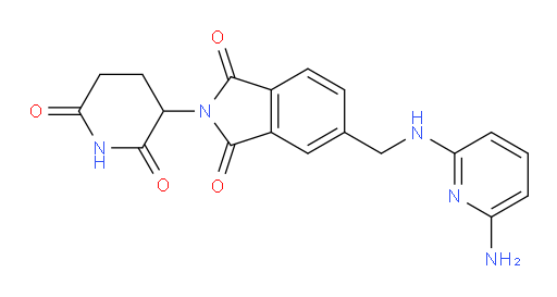 5-(((6-aminopyridin-2-yl)amino)methyl)-2-(2,6-dioxopiperidin-3-yl)isoindoline-1,3-dione