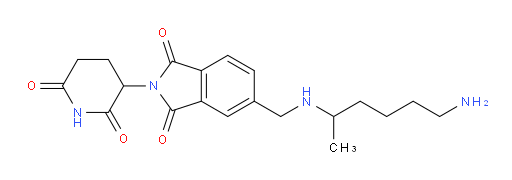 5-(((6-aminohexan-2-yl)amino)methyl)-2-(2,6-dioxopiperidin-3-yl)isoindoline-1,3-dione
