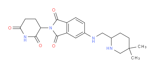 5-(((5,5-dimethylpiperidin-2-yl)methyl)amino)-2-(2,6-dioxopiperidin-3-yl)isoindoline-1,3-dione