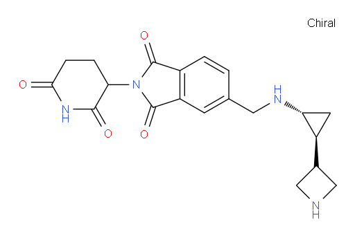 5-((((1R,2S)-2-(azetidin-3-yl)cyclopropyl)amino)methyl)-2-(2,6-dioxopiperidin-3-yl)isoindoline-1,3-dione