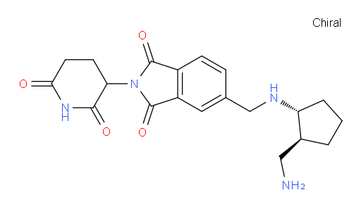 5-((((1R,2S)-2-(aminomethyl)cyclopentyl)amino)methyl)-2-(2,6-dioxopiperidin-3-yl)isoindoline-1,3-dione