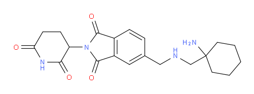 5-((((1-aminocyclohexyl)methyl)amino)methyl)-2-(2,6-dioxopiperidin-3-yl)isoindoline-1,3-dione