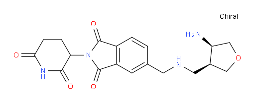 5-(((((3S,4R)-4-aminotetrahydrofuran-3-yl)methyl)amino)methyl)-2-(2,6-dioxopiperidin-3-yl)isoindoline-1,3-dione