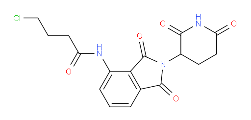 4-chloro-N-(2-(2,6-dioxopiperidin-3-yl)-1,3-dioxoisoindolin-4-yl)butanamide