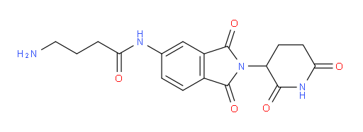 4-amino-N-(2-(2,6-dioxopiperidin-3-yl)-1,3-dioxoisoindolin-5-yl)butanamide