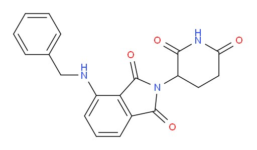 4-(benzylamino)-2-(2,6-dioxopiperidin-3-yl)isoindoline-1,3-dione
