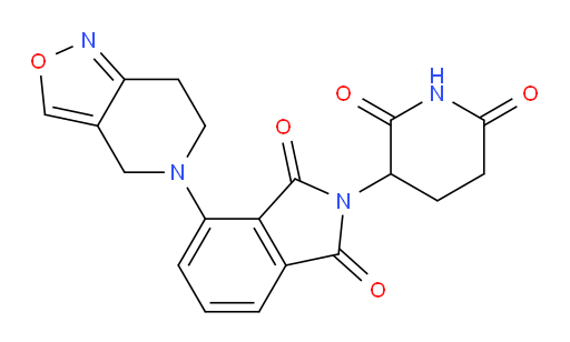 4-(6,7-dihydroisoxazolo[4,3-c]pyridin-5(4H)-yl)-2-(2,6-dioxopiperidin-3-yl)isoindoline-1,3-dione