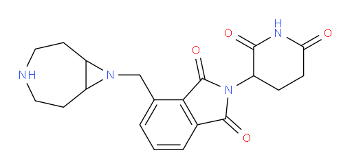 4-(4,8-diazabicyclo[5.1.0]octan-8-ylmethyl)-2-(2,6-dioxopiperidin-3-yl)isoindoline-1,3-dione