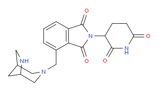 4-(3,6-diazabicyclo[3.2.1]octan-3-ylmethyl)-2-(2,6-dioxopiperidin-3-yl)isoindoline-1,3-dione
