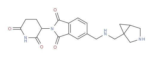 5-(((3-azabicyclo[3.1.0]hexan-1-ylmethyl)amino)methyl)-2-(2,6-dioxopiperidin-3-yl)isoindoline-1,3-dione