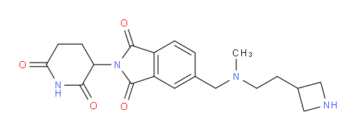 5-(((2-(azetidin-3-yl)ethyl)(methyl)amino)methyl)-2-(2,6-dioxopiperidin-3-yl)isoindoline-1,3-dione