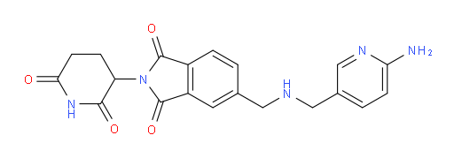 5-((((6-aminopyridin-3-yl)methyl)amino)methyl)-2-(2,6-dioxopiperidin-3-yl)isoindoline-1,3-dione