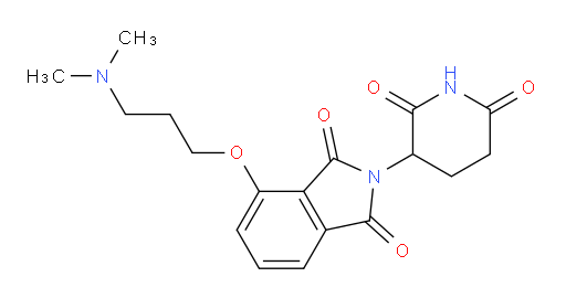 4-(3-(dimethylamino)propoxy)-2-(2,6-dioxopiperidin-3-yl)isoindoline-1,3-dione