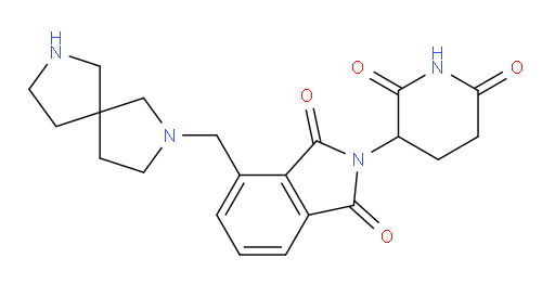 4-(2,7-diazaspiro[4.4]nonan-2-ylmethyl)-2-(2,6-dioxopiperidin-3-yl)isoindoline-1,3-dione