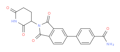 4-(2-(2,6-dioxopiperidin-3-yl)-1,3-dioxoisoindolin-5-yl)benzamide
