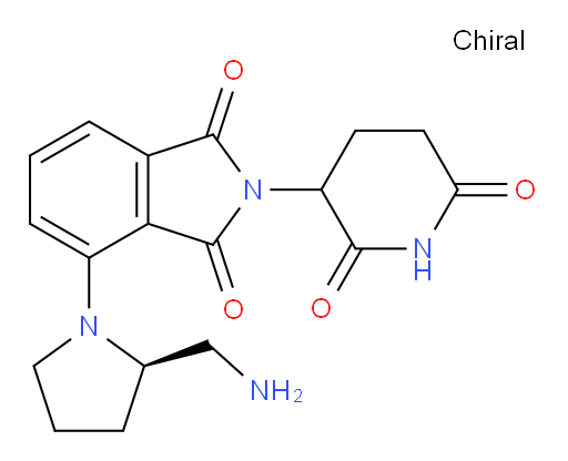 4-((R)-2-(aminomethyl)pyrrolidin-1-yl)-2-(2,6-dioxopiperidin-3-yl)isoindoline-1,3-dione