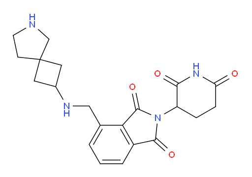 4-((6-azaspiro[3.4]octan-2-ylamino)methyl)-2-(2,6-dioxopiperidin-3-yl)isoindoline-1,3-dione