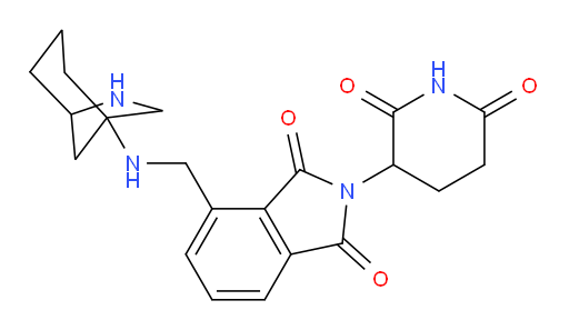 4-((6-azabicyclo[3.2.1]octan-1-ylamino)methyl)-2-(2,6-dioxopiperidin-3-yl)isoindoline-1,3-dione